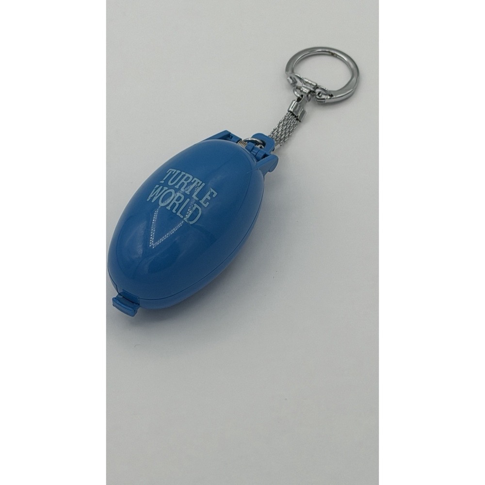 Vintage Takara 1993 Pocket Critters Mechanical Turtle World Keychain Works